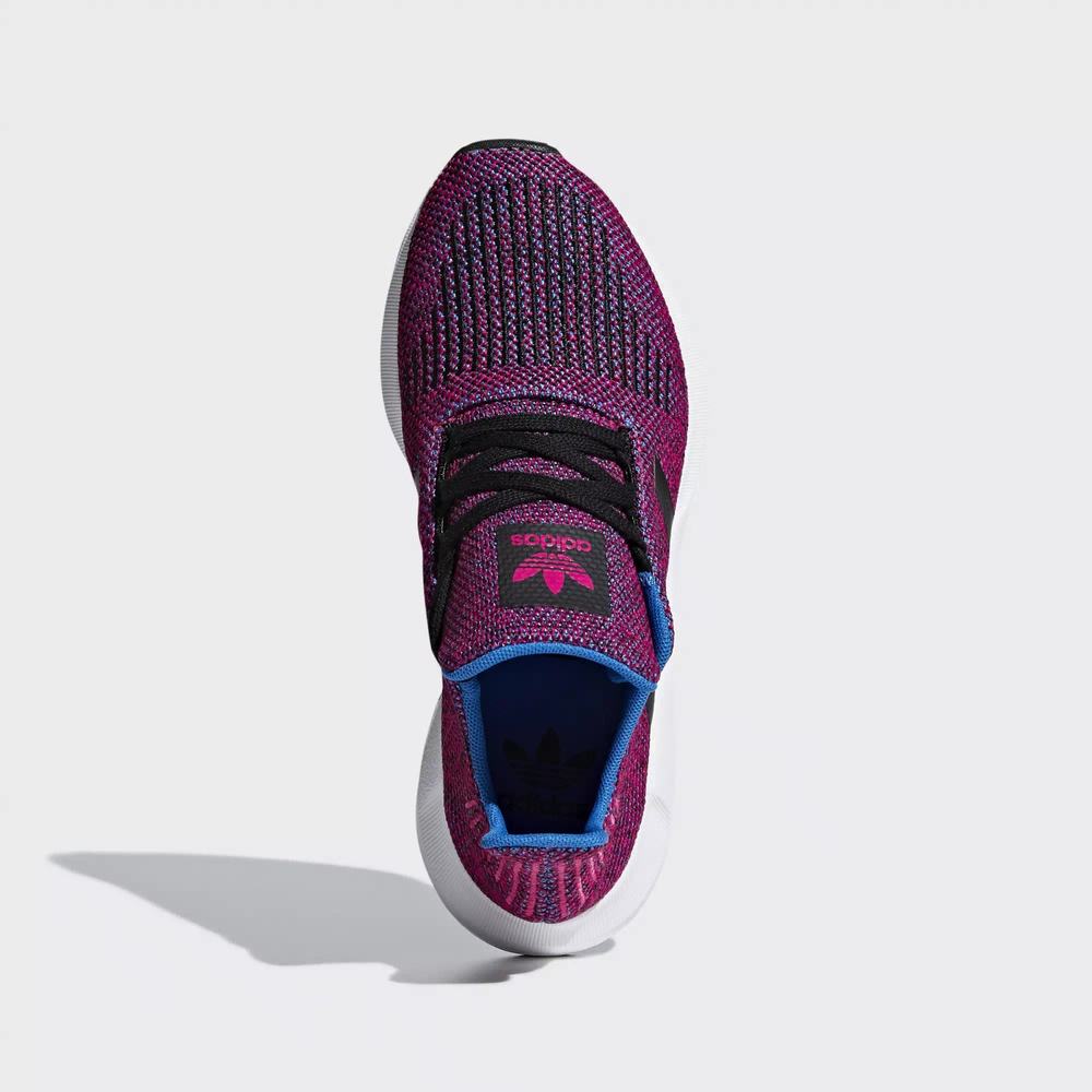 Adidas Swift Run Tenis Rosas Para Niña (MX-50373)